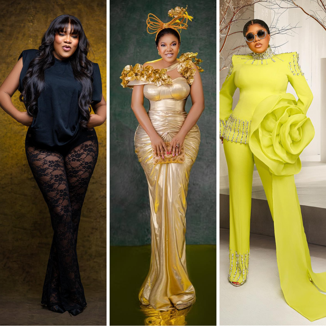 Toyin Abraham One Colour Outfits