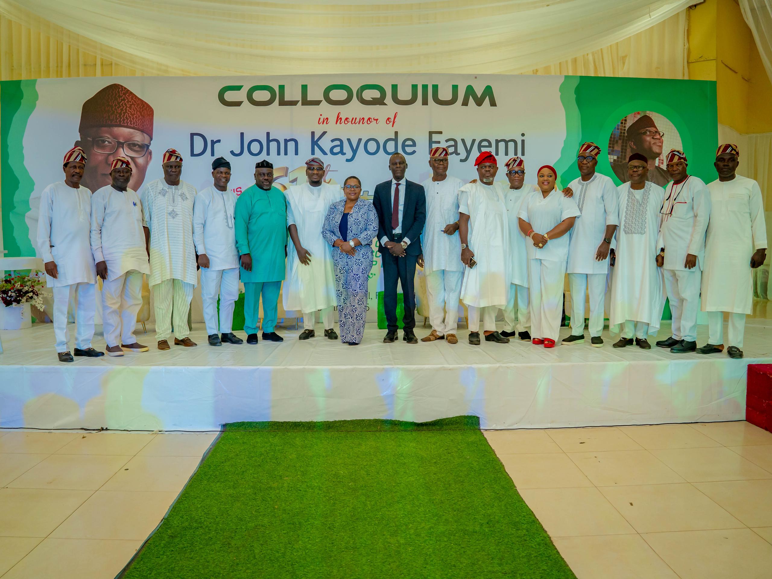 Fayemi’s Legacy, Ekiti Development Dominate Afenifere Renewal Group Colloquium