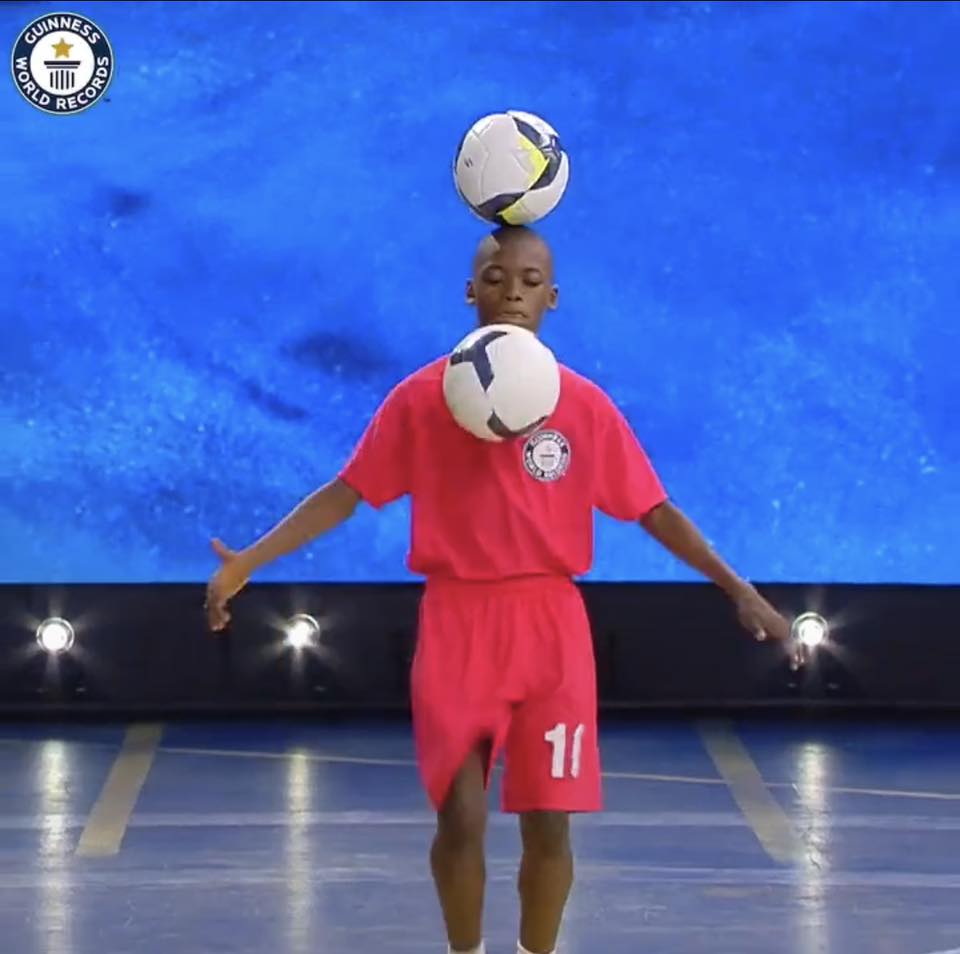Nigerian Freestyler Chinonso Eche Stuns Italy TV, Extends Global Record Feats